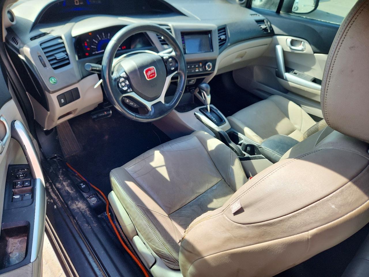 2012 Honda Civic Exl Серый vin: 2HGFG3B02CH528807