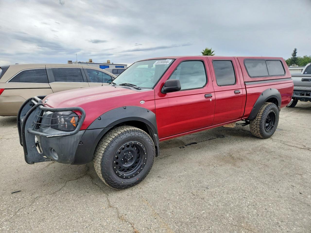 2002 Nissan Frontier Xe-v6 Red vin: 1N6ED29X12C380325