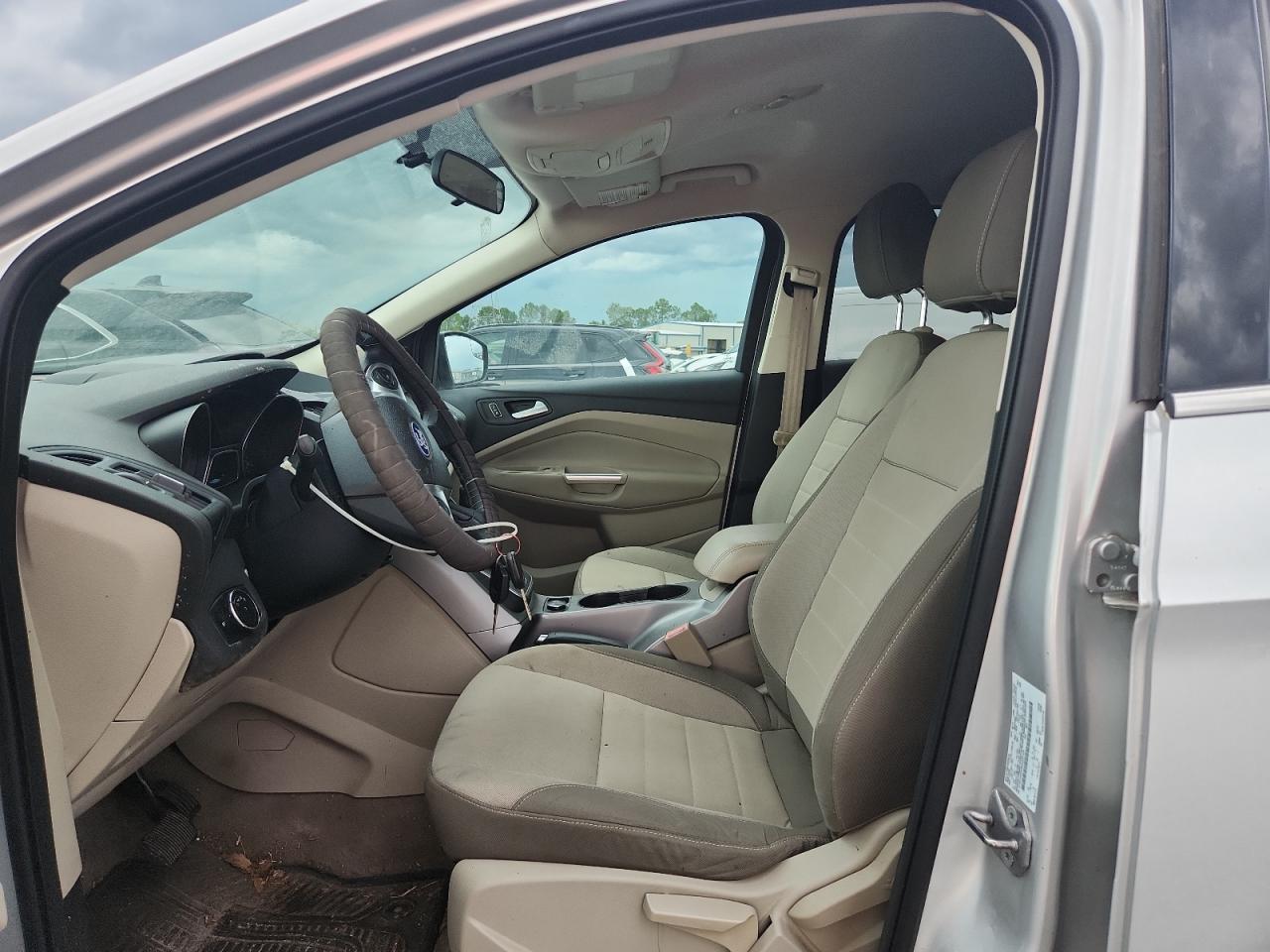 2013 Ford Escape Se Silver vin: 1FMCU9GX2DUA37439
