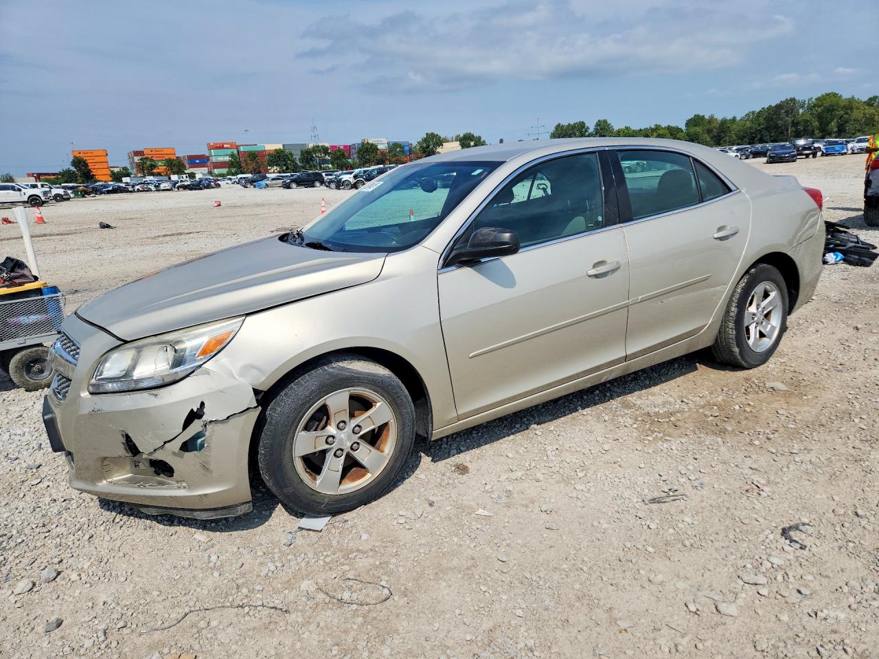2013 Chevrolet Malibu Ls Tan vin: 1G11B5SA0DF260217