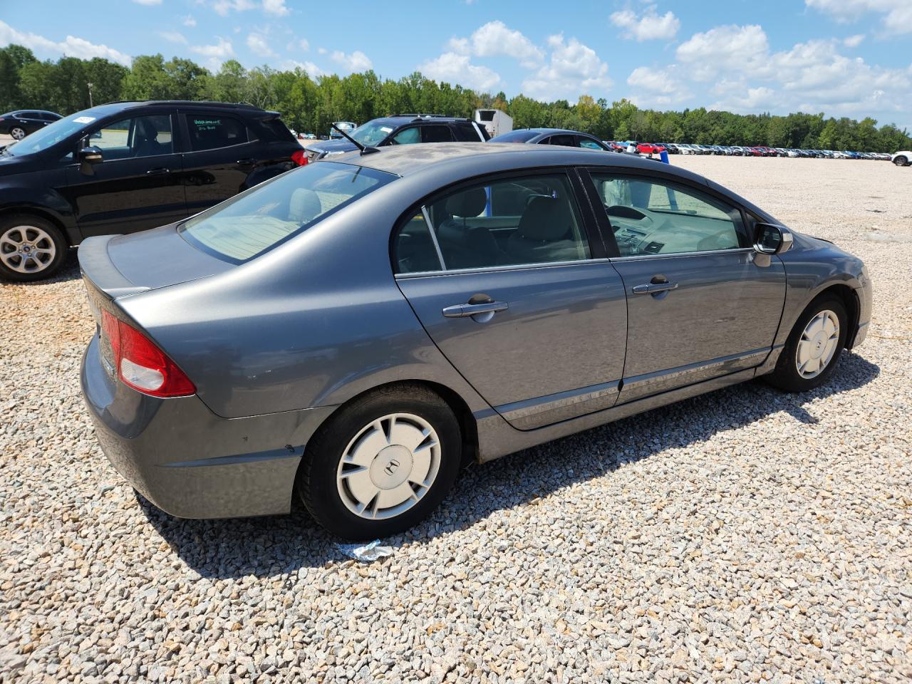 2010 Honda Civic Hybrid Gray vin: JHMFA3F25AS005510