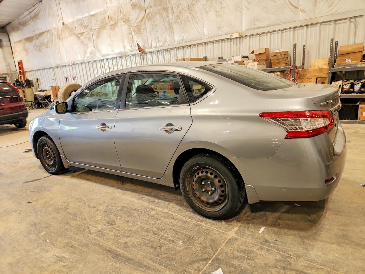 2014 Nissan Sentra Sv Gray vin: 3N1AB7AP8EY265770