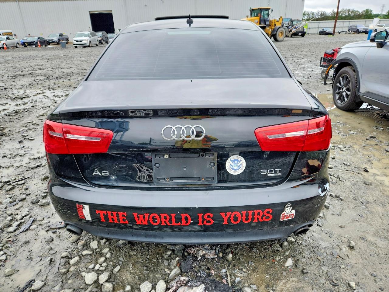2012 Audi A6 Black vin: WAUBGAFC3CN023899
