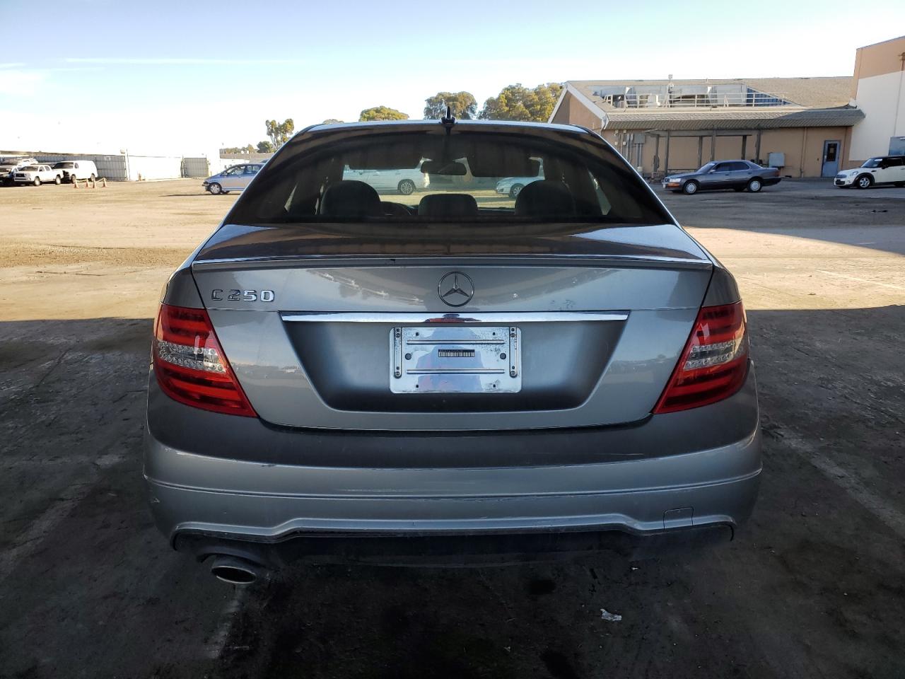 2012 Mercedes-benz C 250 Silver vin: WDDGF4HB1CR195736