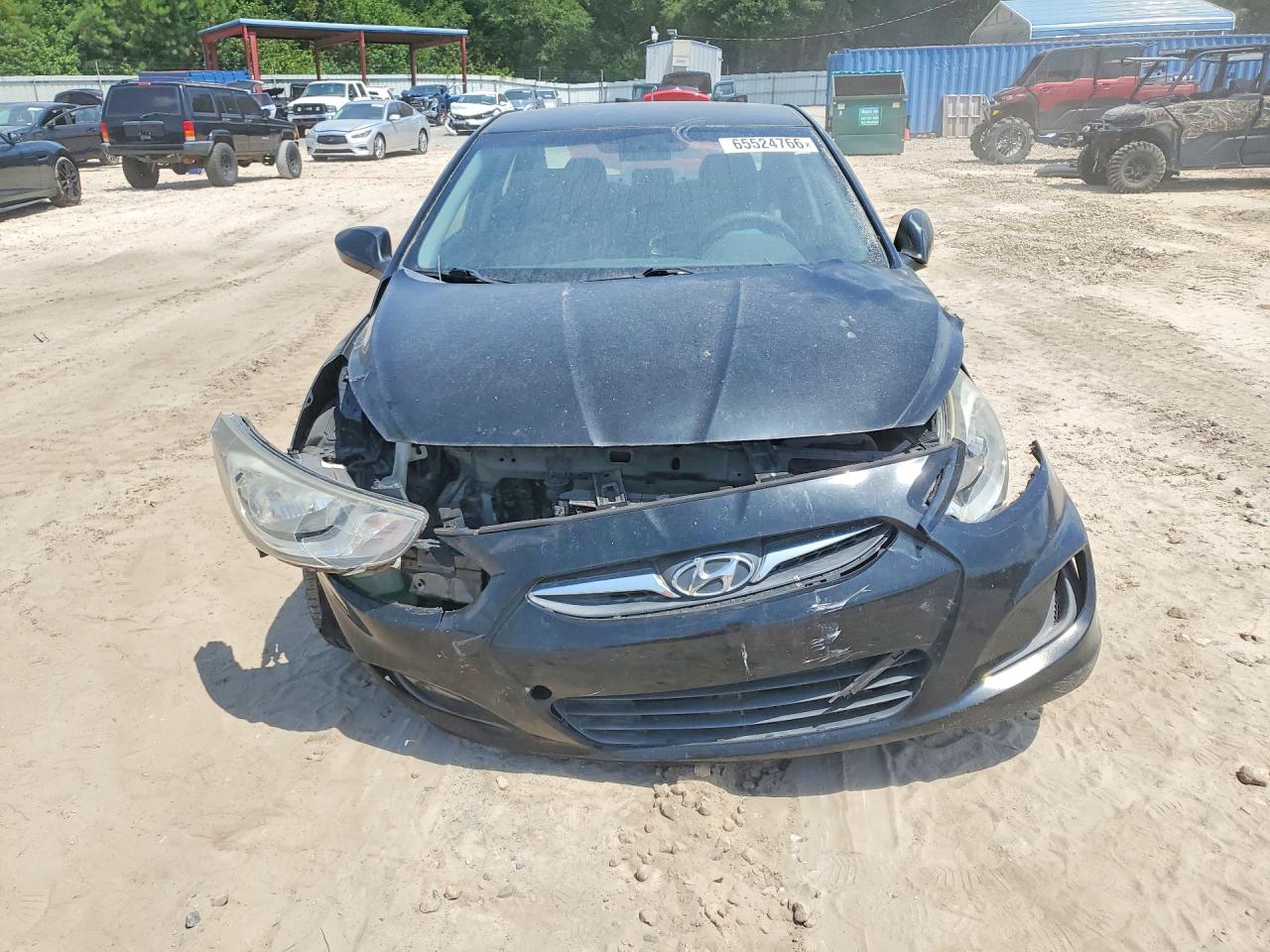 2014 Hyundai Accent Gls Black vin: KMHCT4AE6EU719934