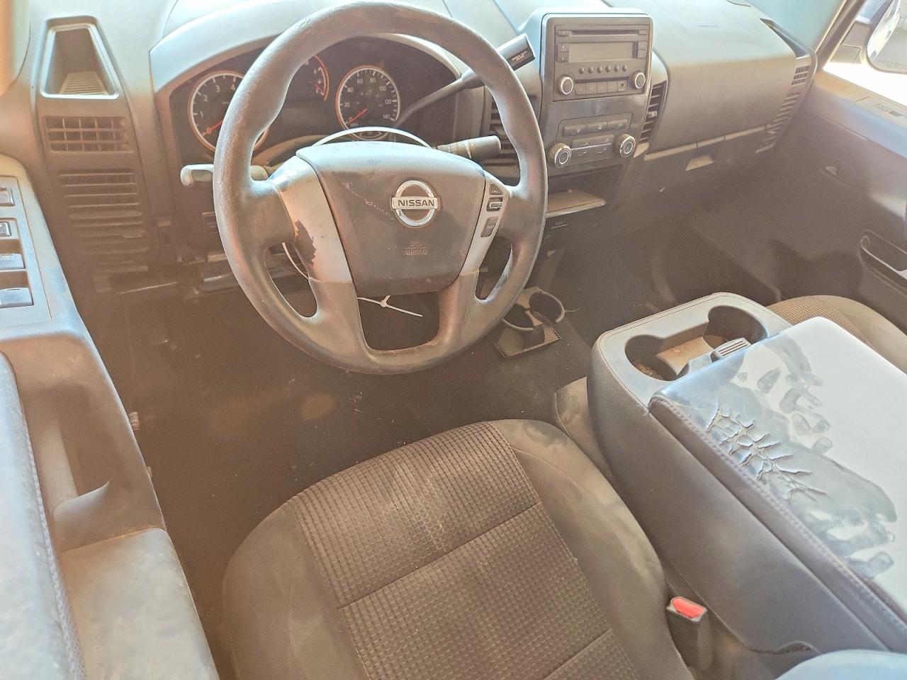 2013 Nissan Titan S White vin: 1N6AA0EK6DN307223