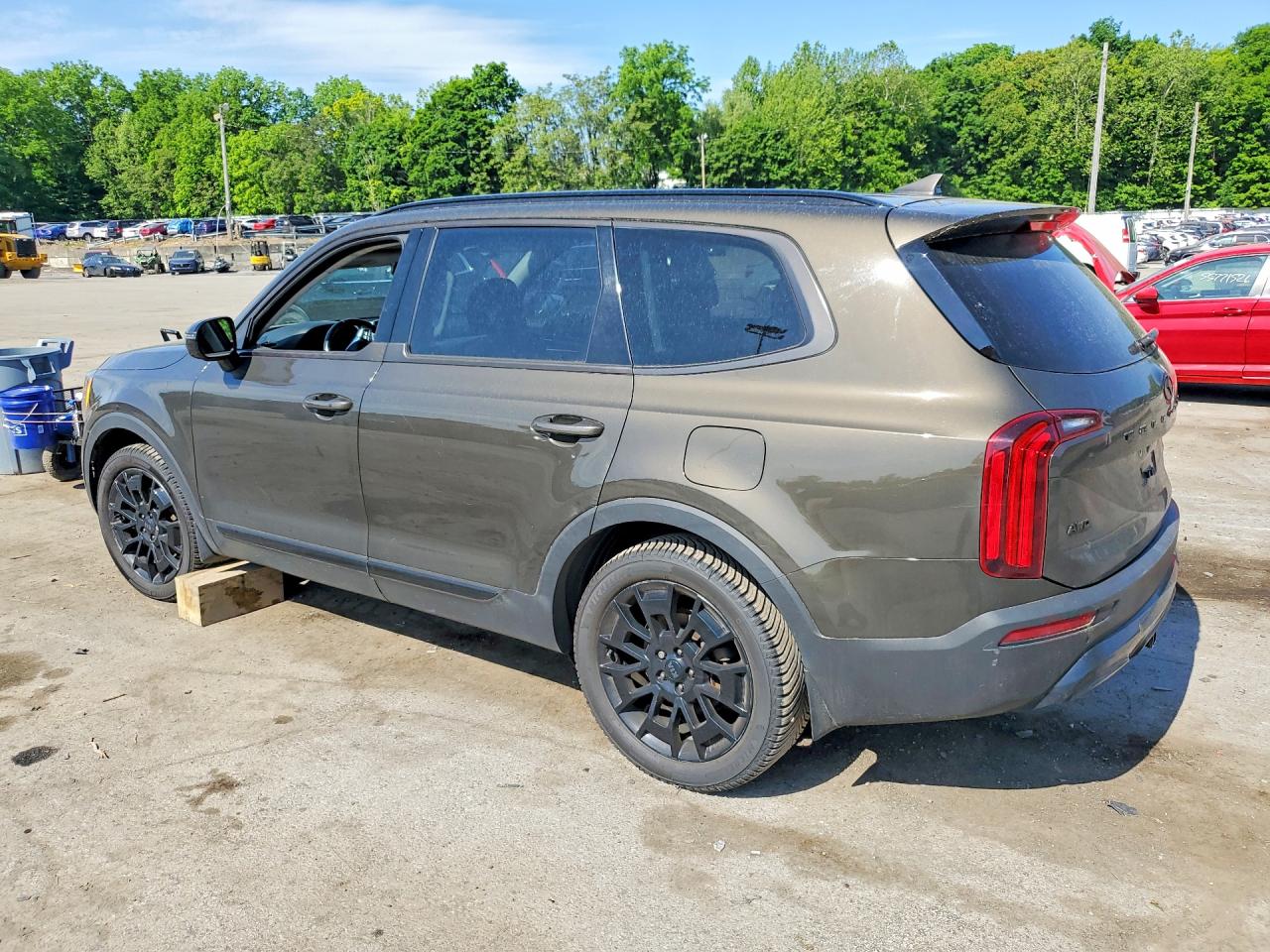 2021 Kia Telluride Sx Коричневый vin: 5XYP5DHC5MG141118