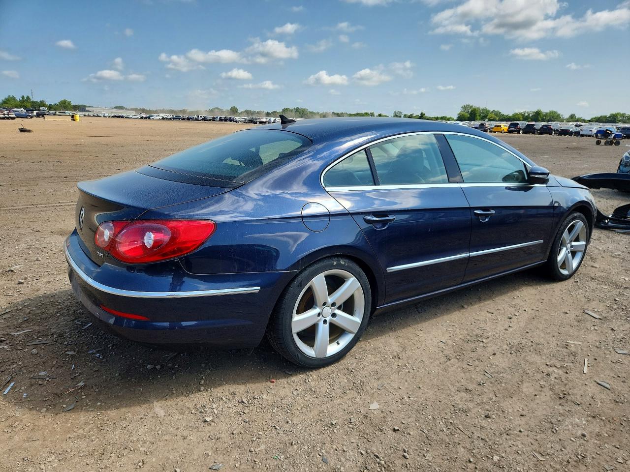2012 Volkswagen Cc Luxury Blue vin: WVWHN7AN5CE509421
