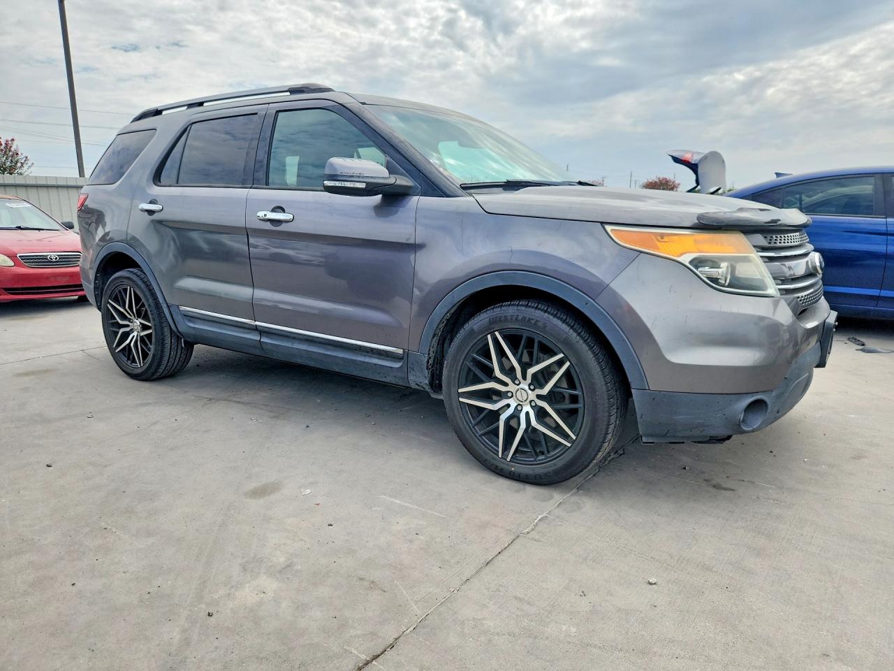 2013 Ford Explorer Limited Gray vin: 1FM5K7F84DGC16769