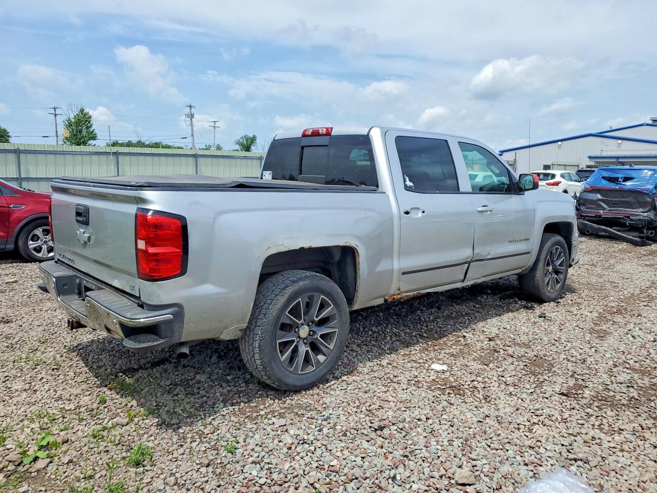 2015 Chevrolet Silverado K1500 Lt Gray vin: 3GCUKREC1FG239371