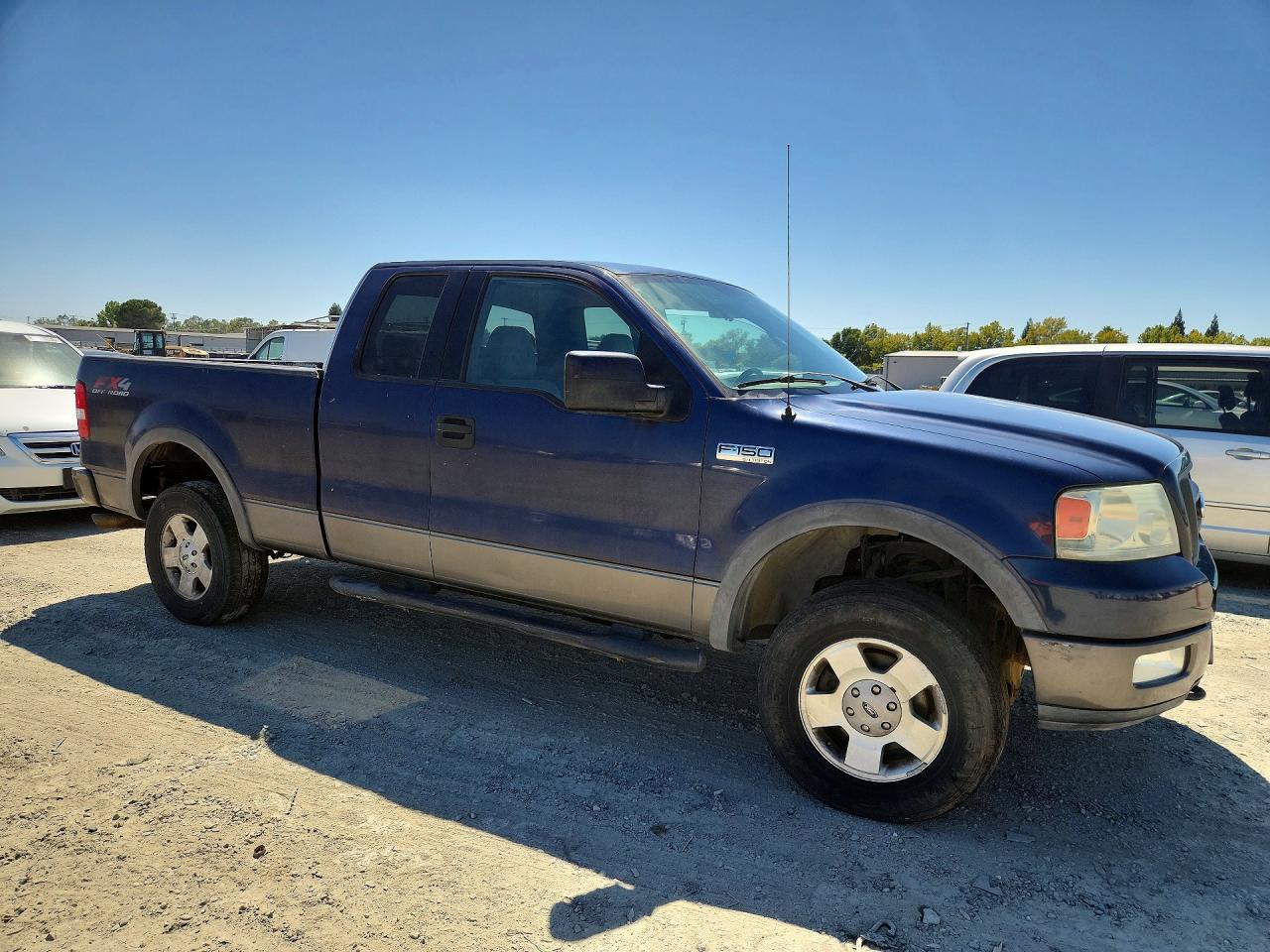 2004 Ford F150 Blue vin: 1FTPX14584NA65211