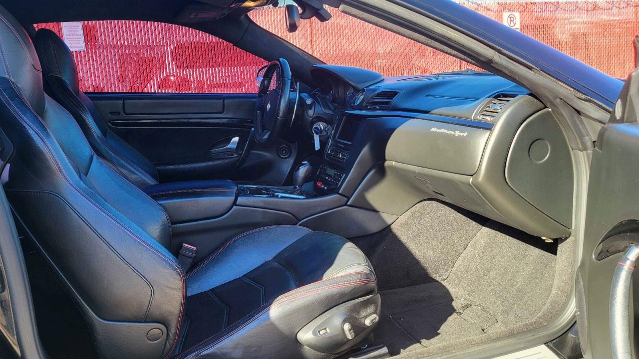 2013 Maserati Granturismo S Black vin: ZAM45VLA2D0071464