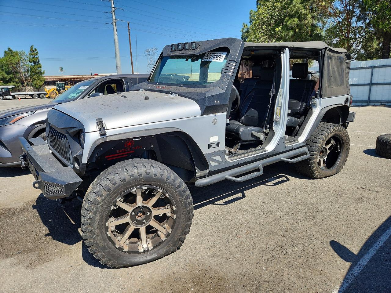 2007 Jeep Wrangler X Silver vin: 1J4GA39167L161948