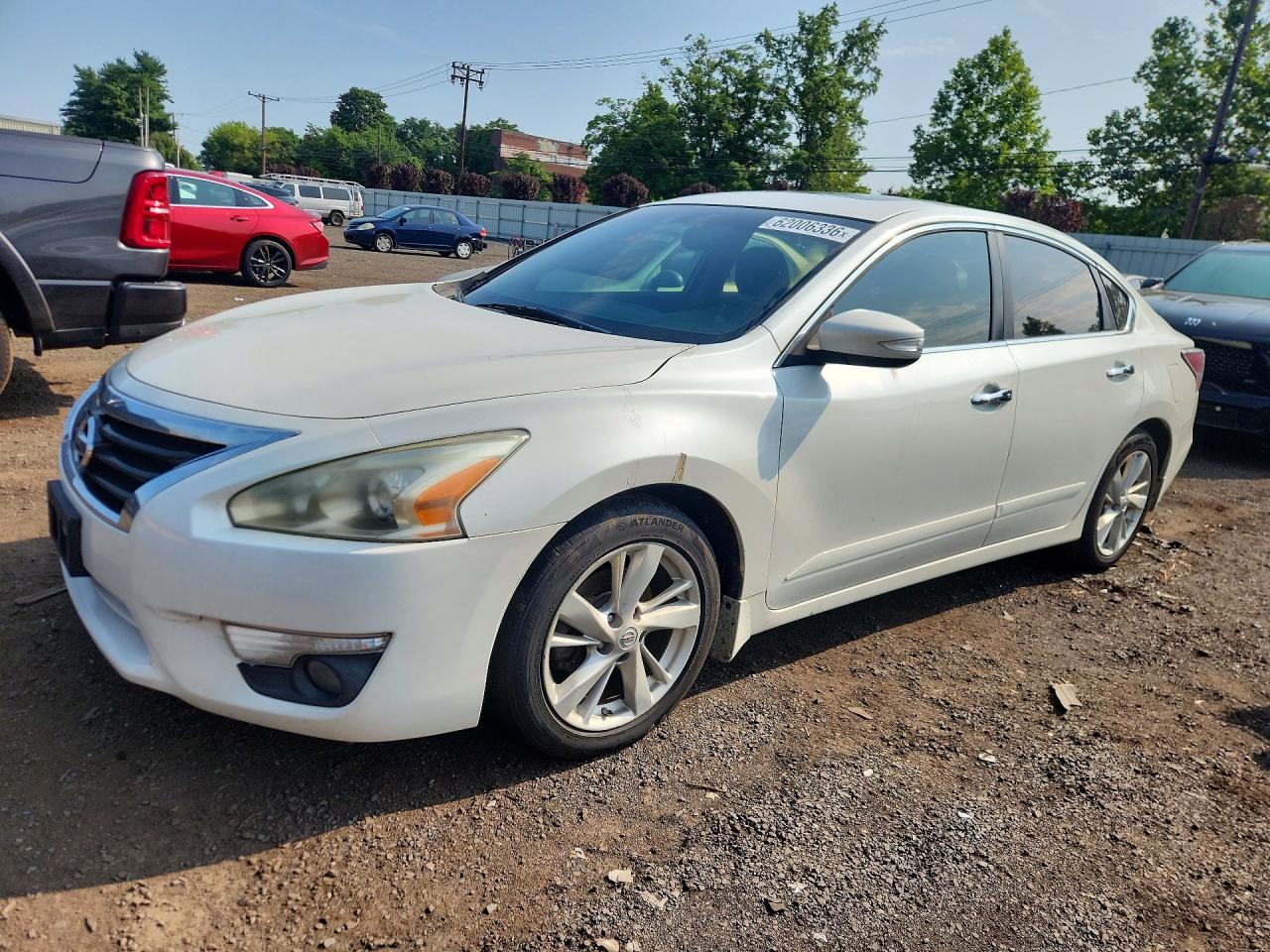 2015 Nissan Altima 2.5 Sl White vin: 1N4AL3APXFC109796