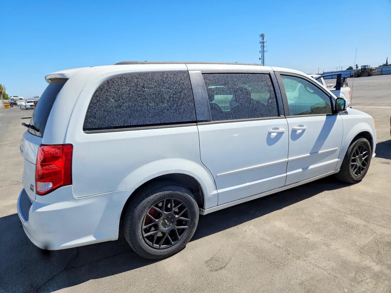 2014 Dodge Grand Caravan Sxt White vin: 2C4RDGCG5ER344885