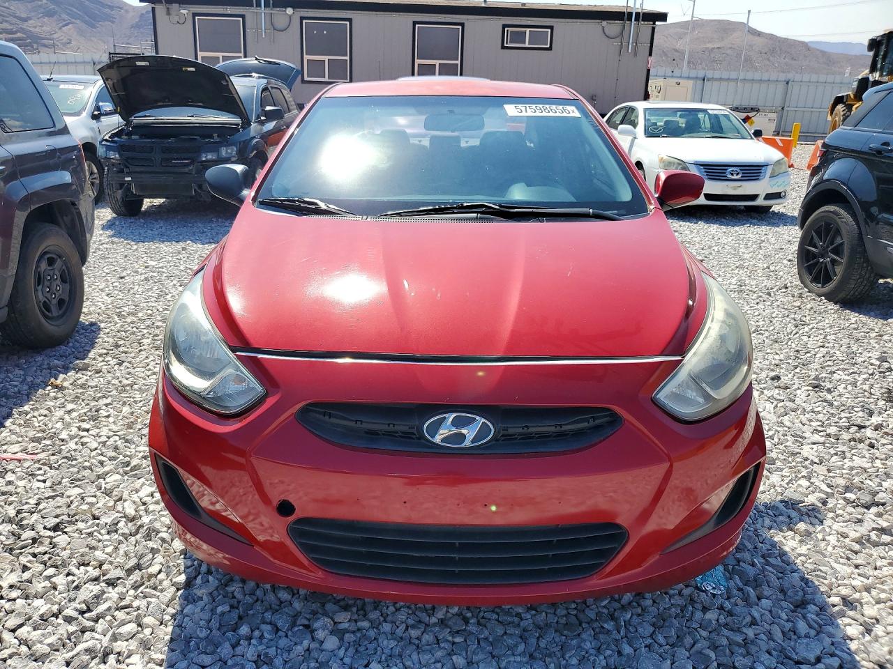 2015 Hyundai Accent Gls Red vin: KMHCT4AE6FU817752
