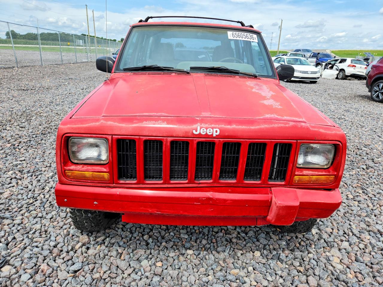 1998 Jeep Cherokee Sport Red vin: 1J4FT68S4WL212847