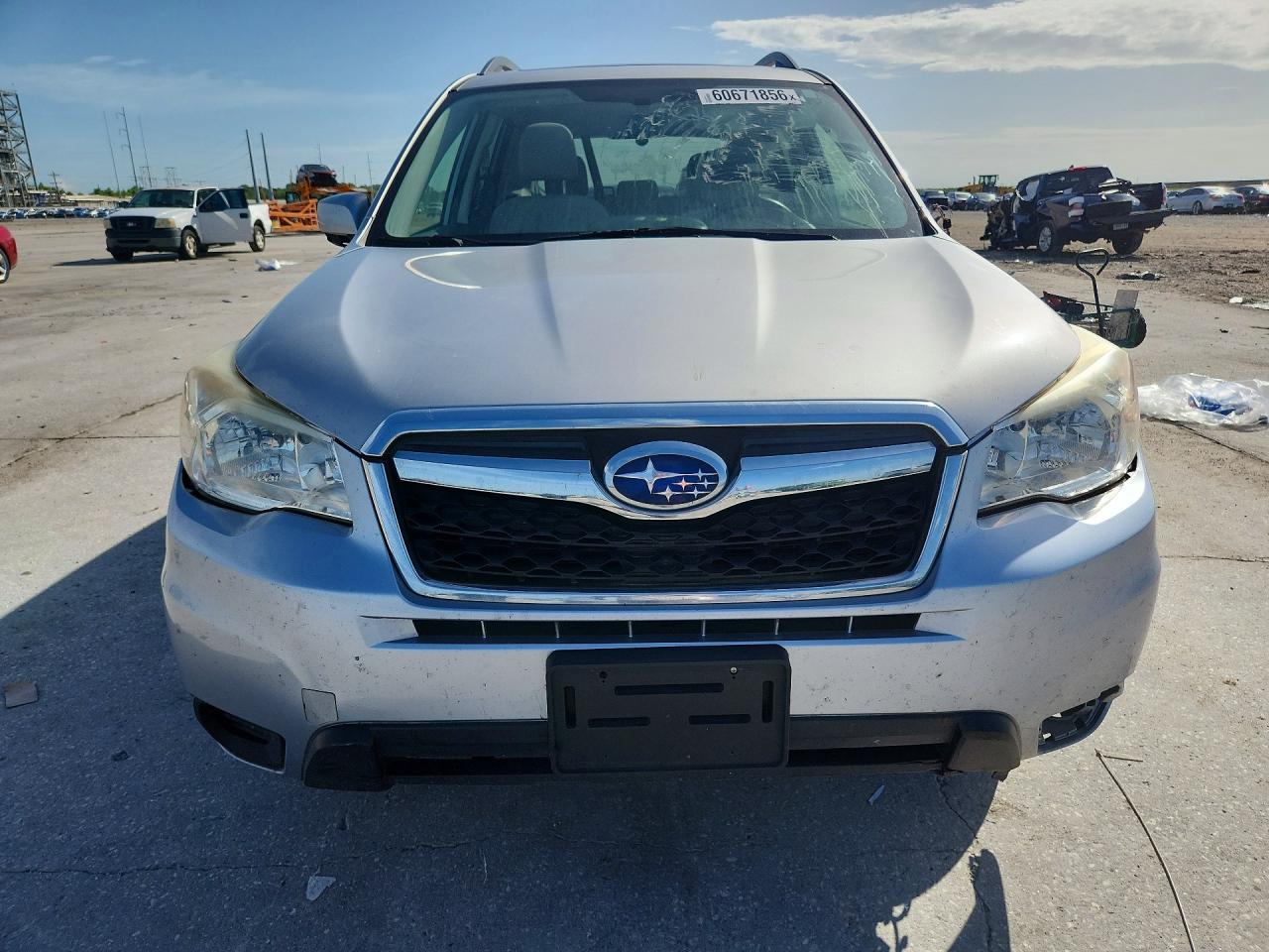 2015 Subaru Forester 2.5i Premium Silver vin: JF2SJADC6FH568278