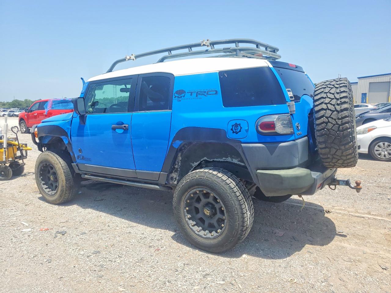 2007 Toyota Fj Cruiser Base Синий vin: JTEBU11F770004445