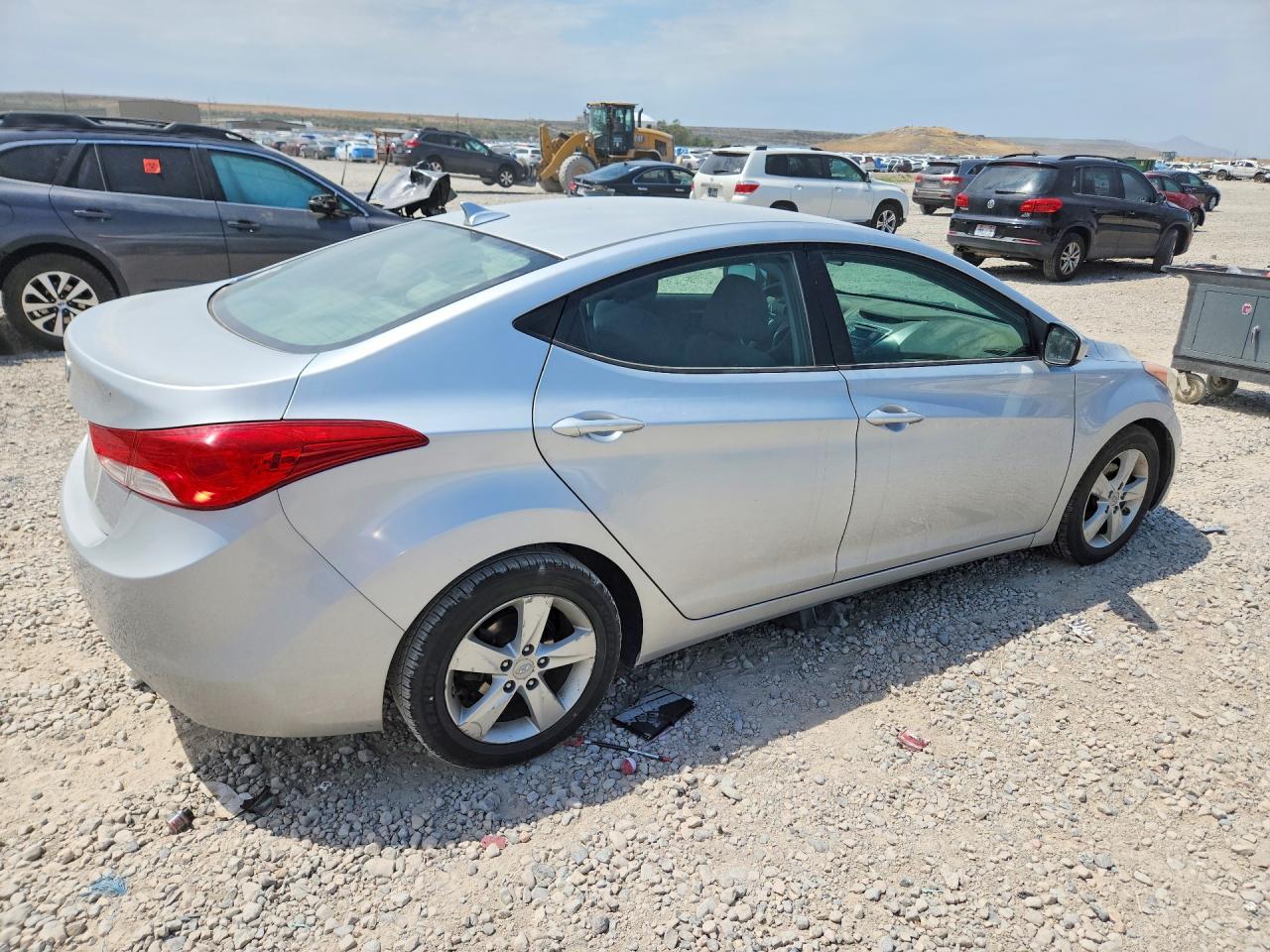 2013 Hyundai Elantra Gls Серебряный vin: 5NPDH4AE6DH346168
