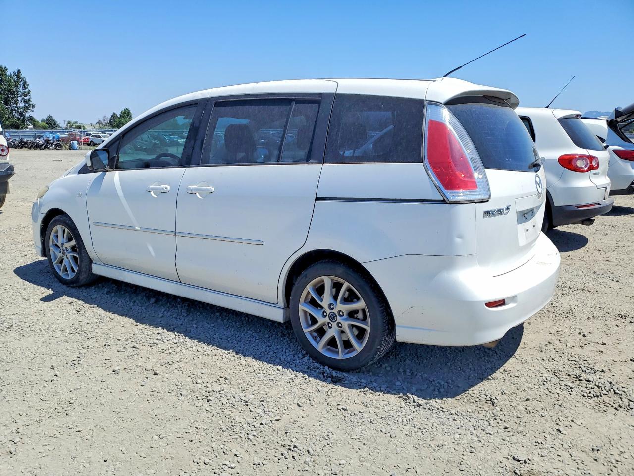 2009 Mazda 5 Sv White vin: JM1CR29L690347857