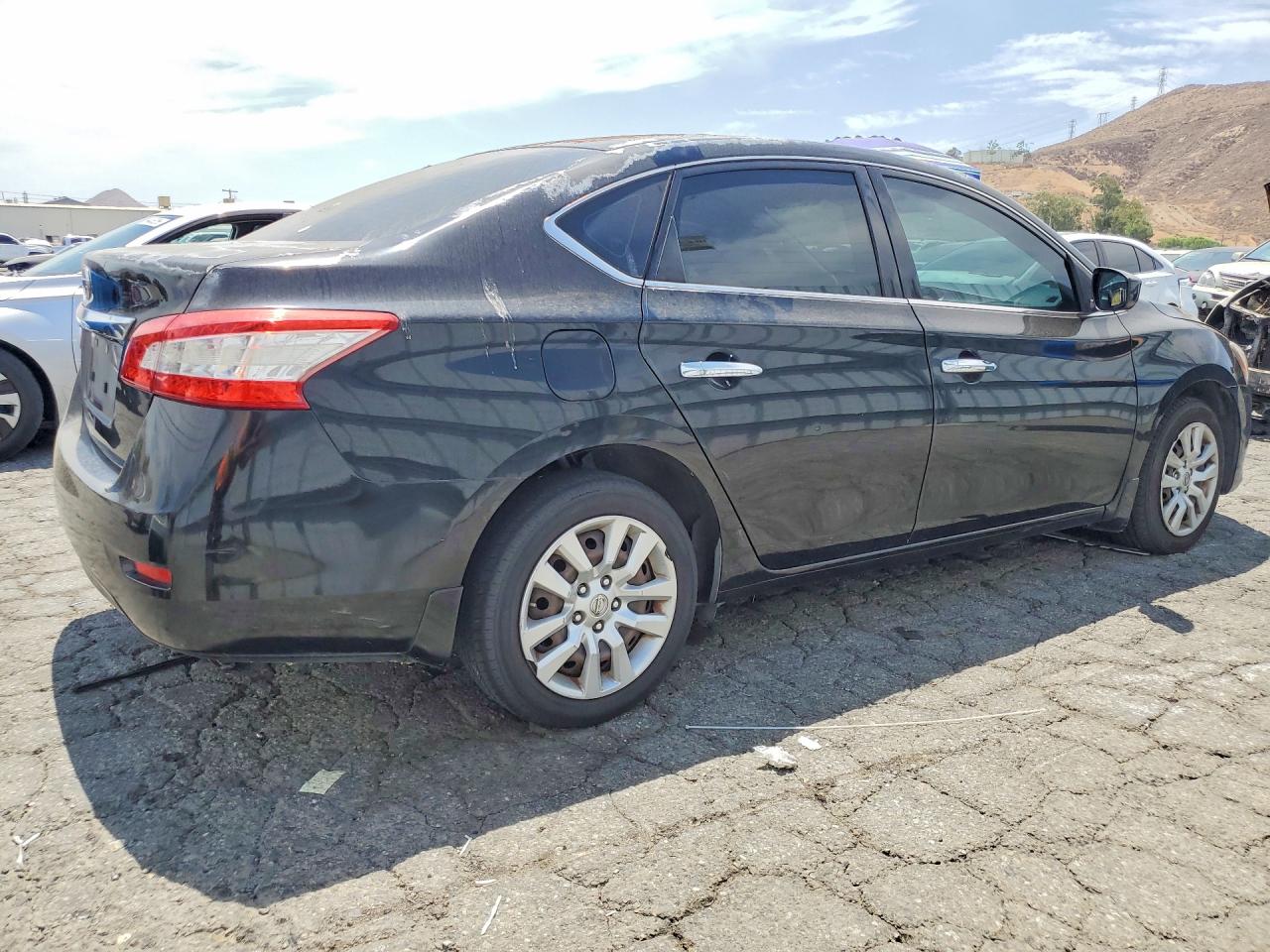 2015 Nissan Sentra S Black vin: 3N1AB7AP0FY288980