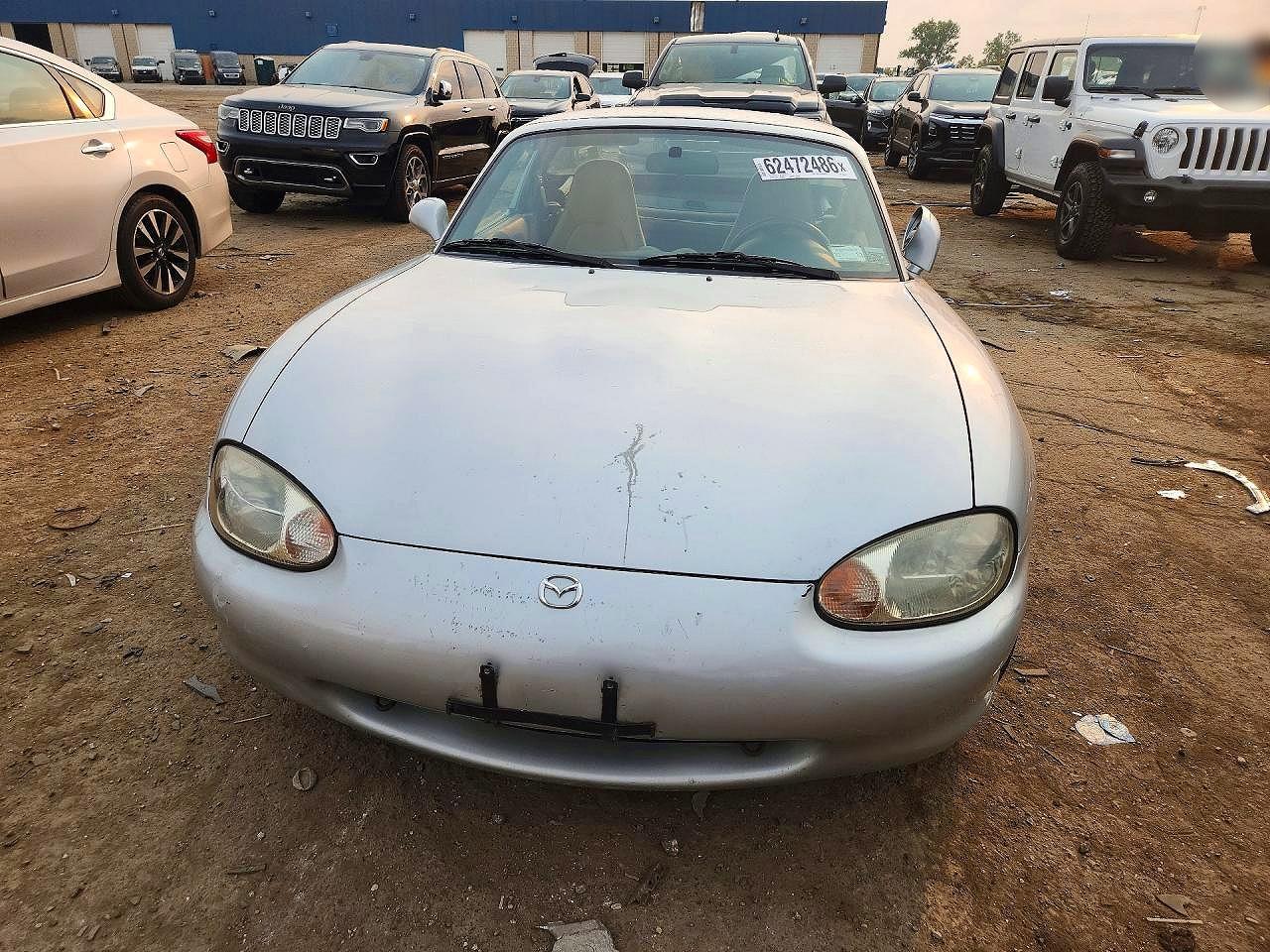 1999 Mazda Mx-5 Miata Silver vin: JM1NB3539X0103013