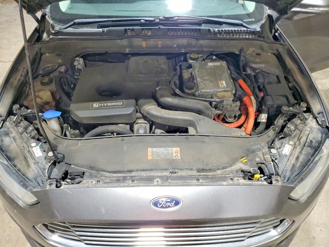 2013 Ford Fusion Se Hybrid Gray vin: 3FA6P0LU7DR298613