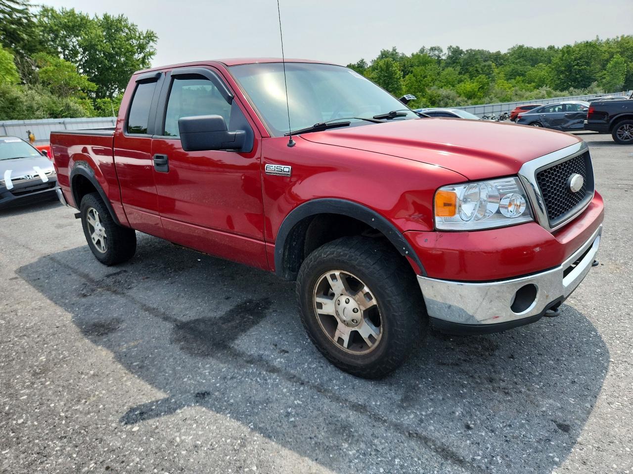 2008 Ford F150 Red vin: 1FTPX14V48FB28109