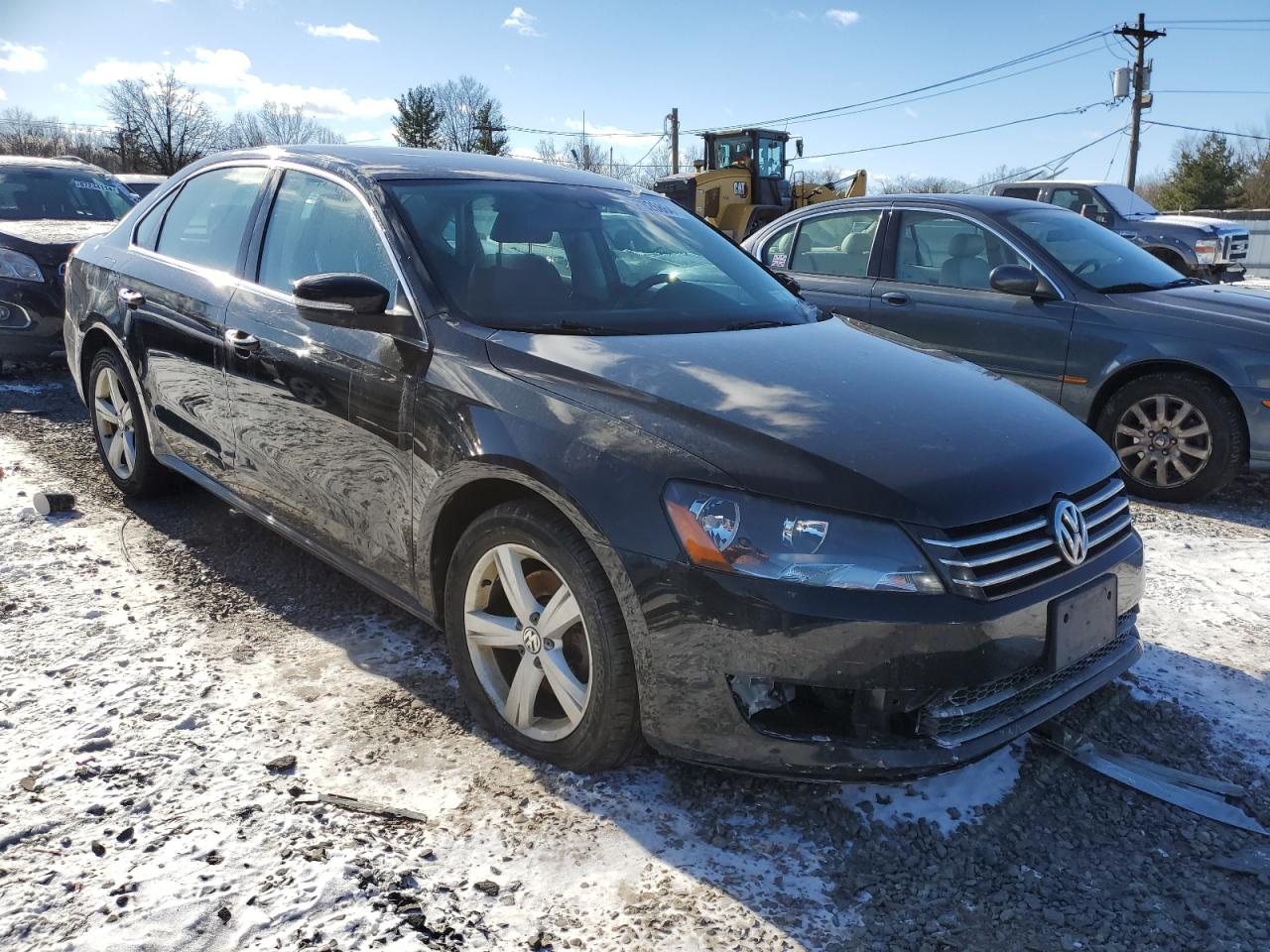 2014 Volkswagen Passat Se Black vin: 1VWBT7A32EC100167