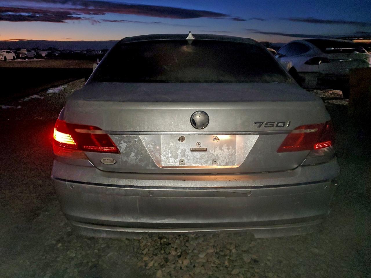2006 Bmw 750 I Silver vin: WBAHL83536DT05152