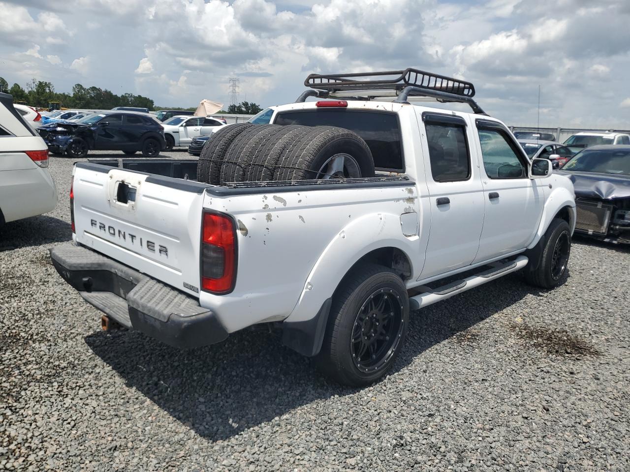 2001 Nissan Frontier Xe Белый vin: 1N6ED27T21C314185