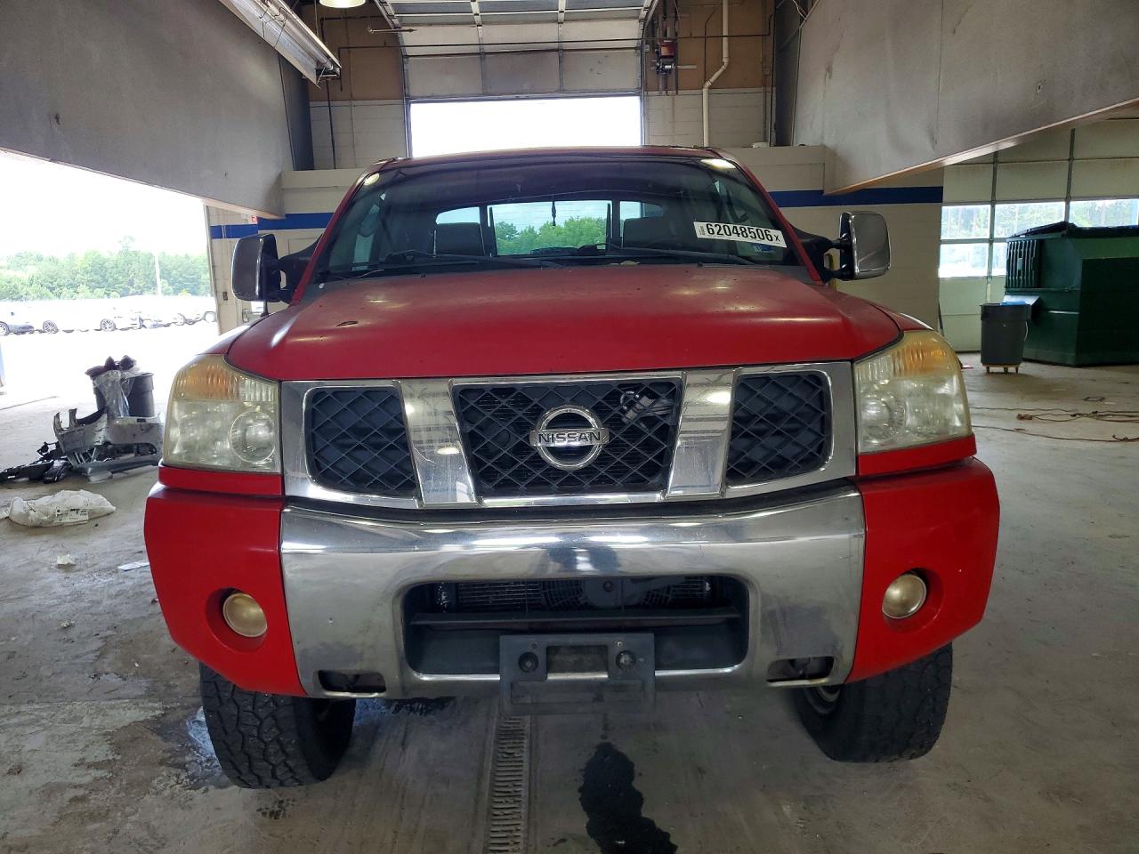 2005 Nissan Titan Xe Red vin: 1N6BA07B95N544064