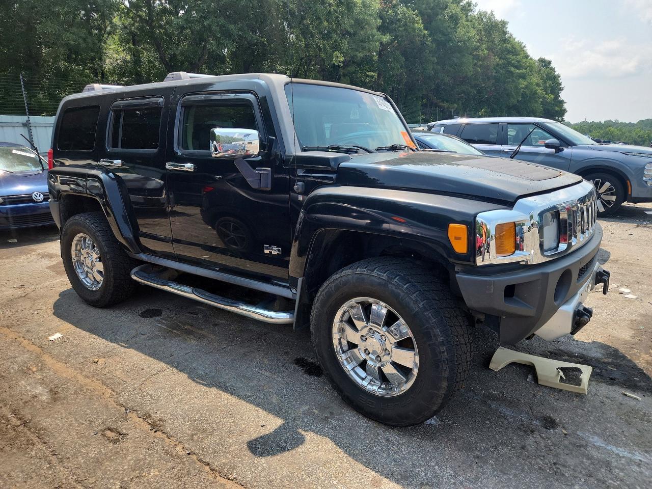 2009 Hummer H3 Black vin: 5GTEN13E898113271