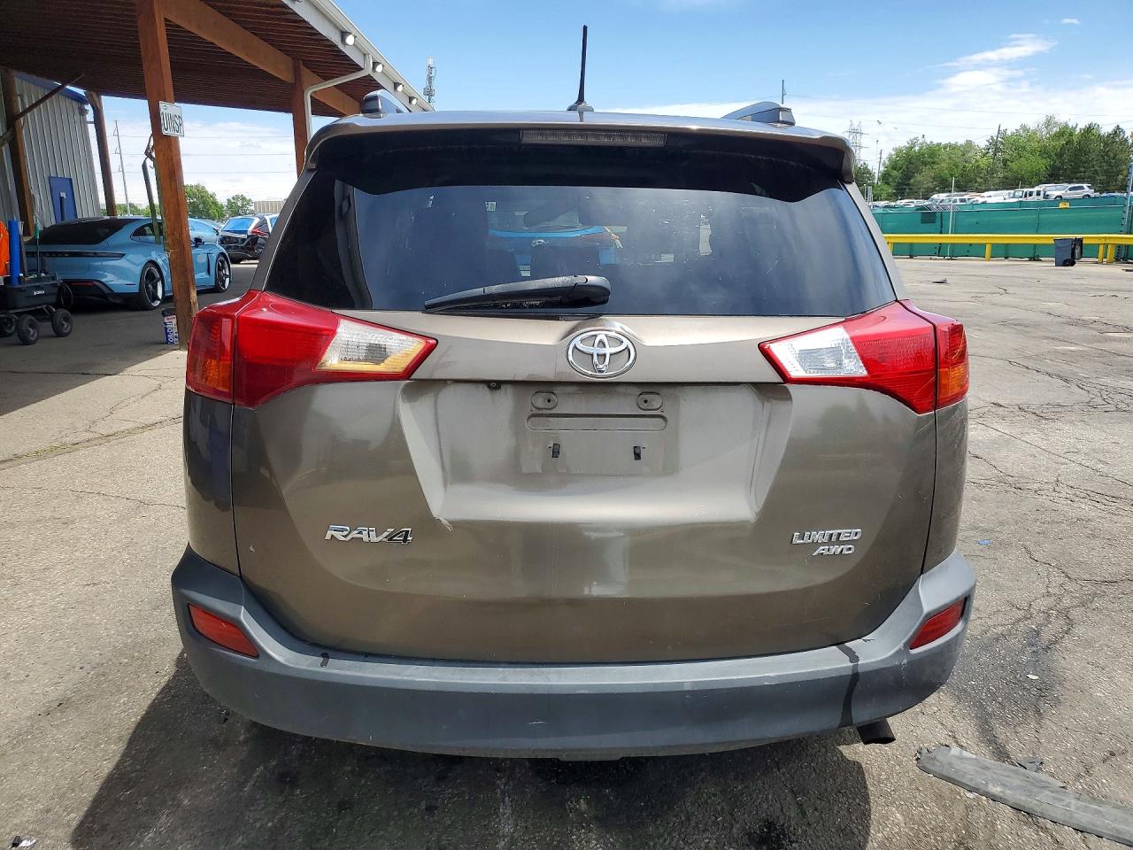 2013 Toyota Rav4 Limited Brown vin: 2T3DFREV4DW001209