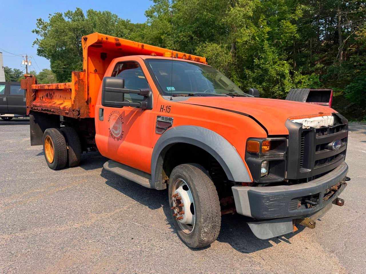 2008 Ford F550 Super Duty Оранжевый vin: 1FDAF57R58EE56591
