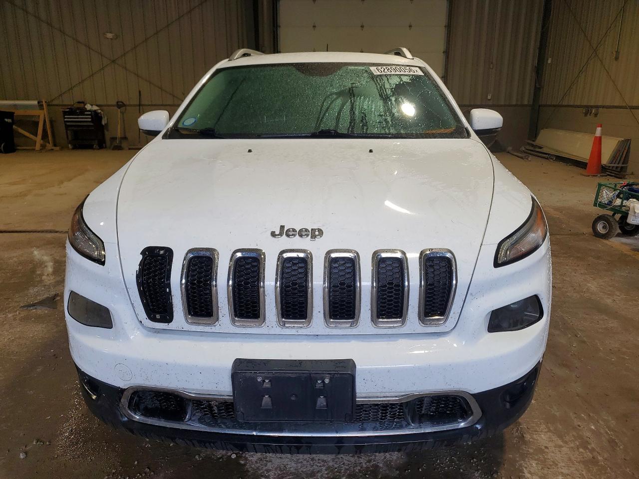 2014 Jeep Cherokee Limited White vin: 1C4PJMDS4EW296241