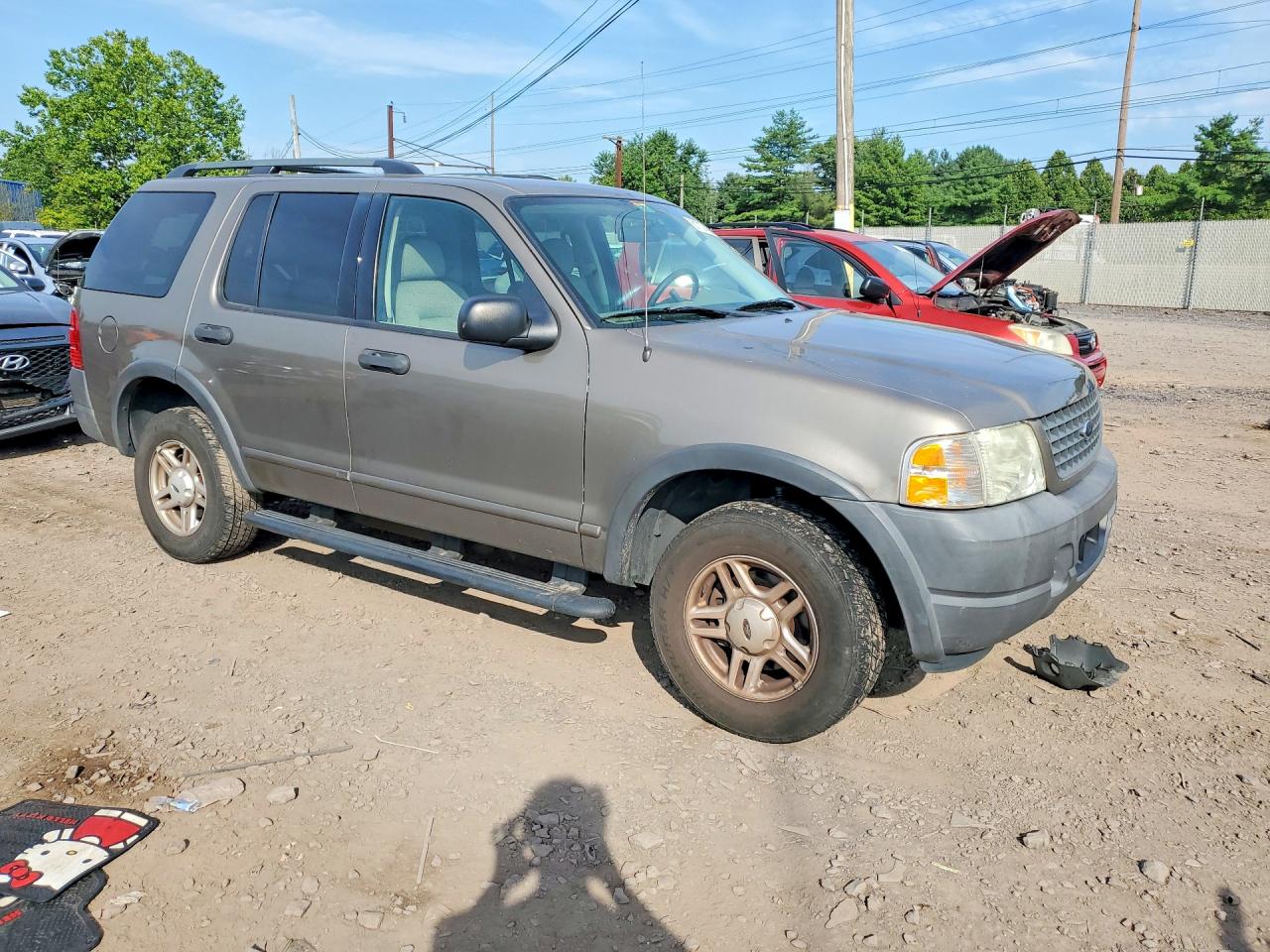 2003 Ford Explorer Xls Коричневый vin: 1FMZU72K23UC54434