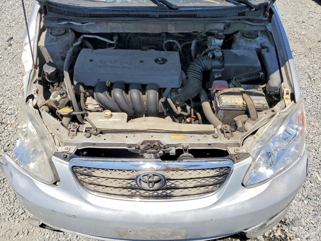 2008 Toyota Corolla S Silver vin: 1NXBR30E28Z017474