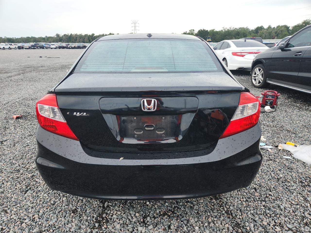 2012 Honda Civic Черный vin: 19XFB2F95CE004420