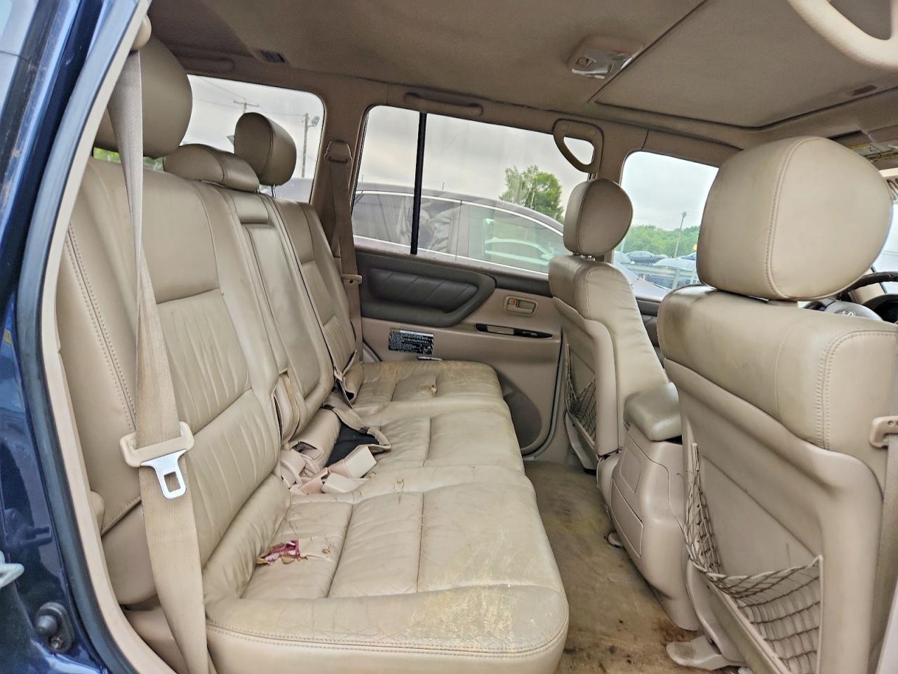 2002 Toyota Land Cruiser Base Blue vin: JTEHT05J922026742