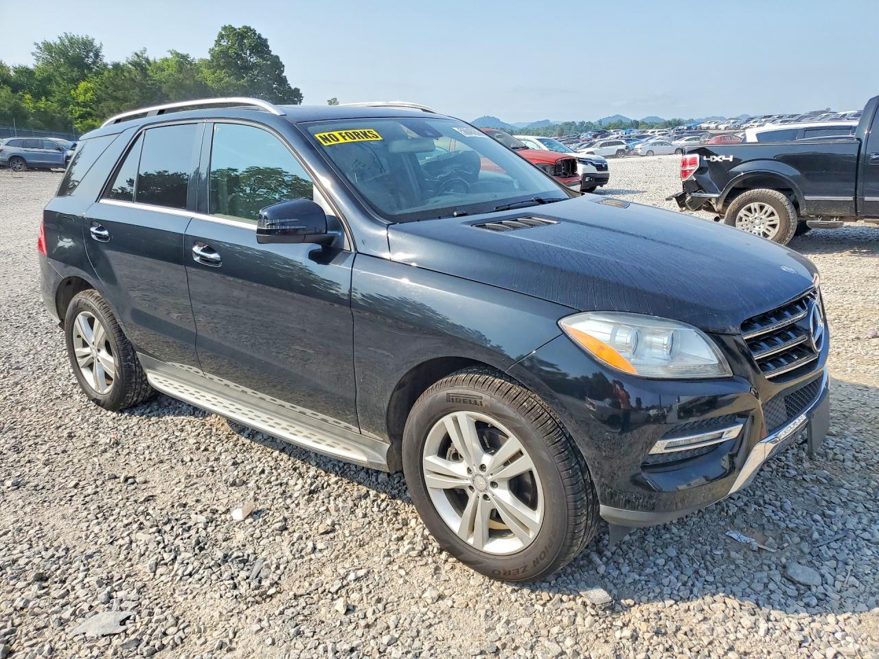 2015 Mercedes-benz Ml 350 4matic Black vin: 4JGDA5HB3FA617425
