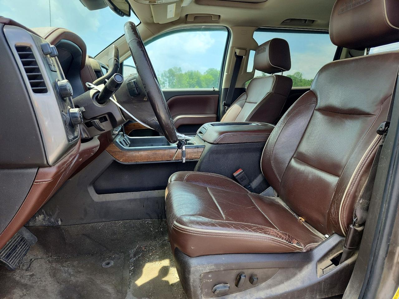 2015 Chevrolet Silverado K1500 High Country Brown vin: 3GCUKTEC4FG103135