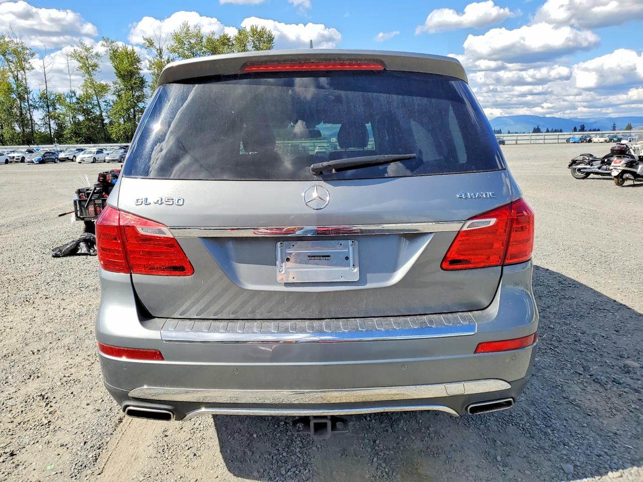 2014 Mercedes-benz Gl 450 4matic Gray vin: 4JGDF7CE2EA284356