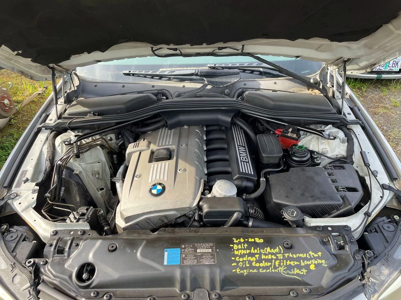 2006 Bmw 530 I Silver vin: WBANE73536CM34294