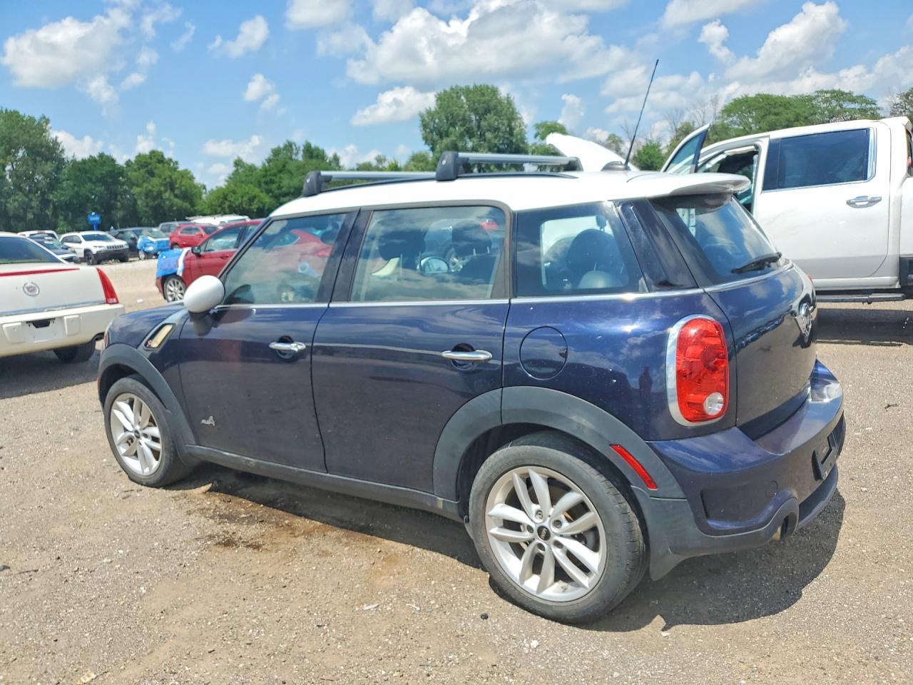 2013 Mini Cooper S Countryman Blue vin: WMWZC5C53DWP32643