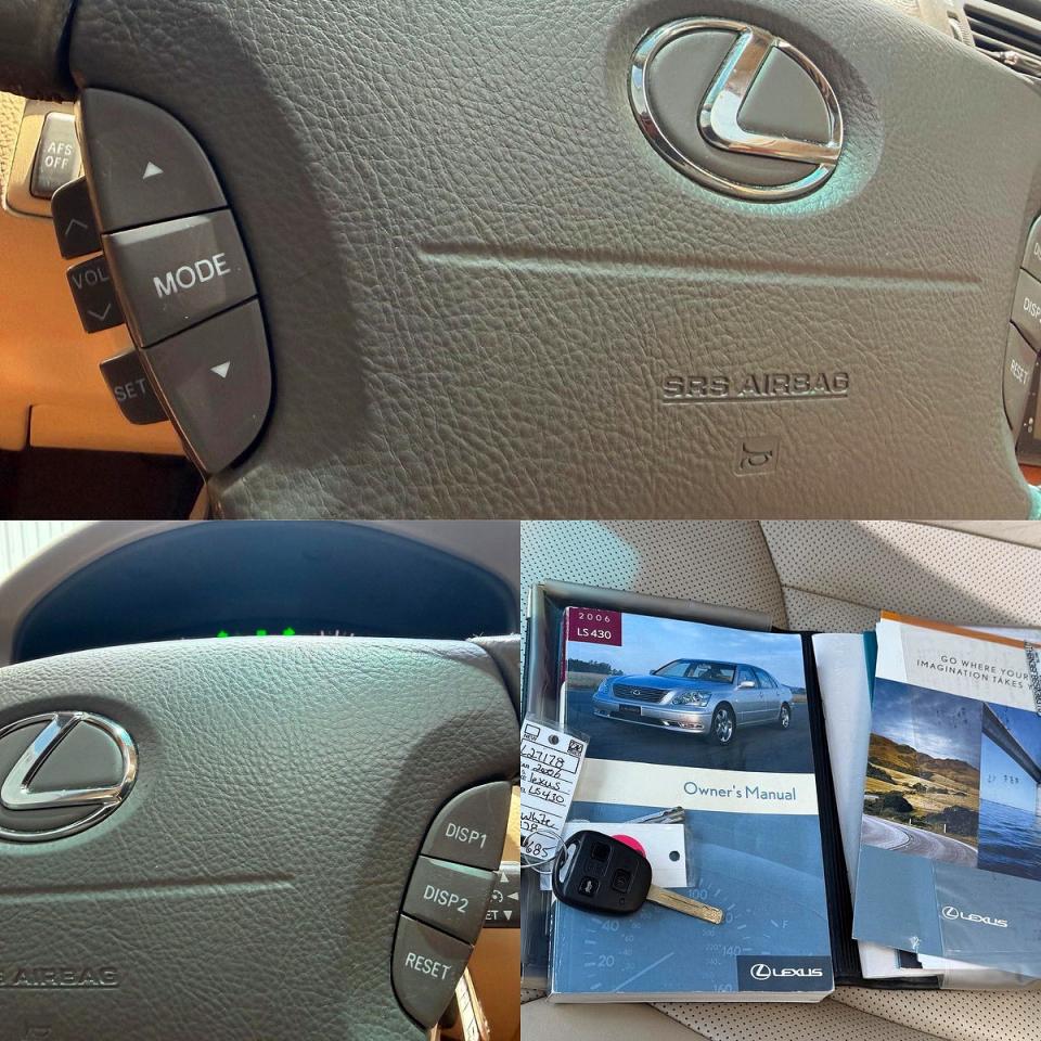 2006 Lexus Ls 430 White vin: JTHBN36F865030378