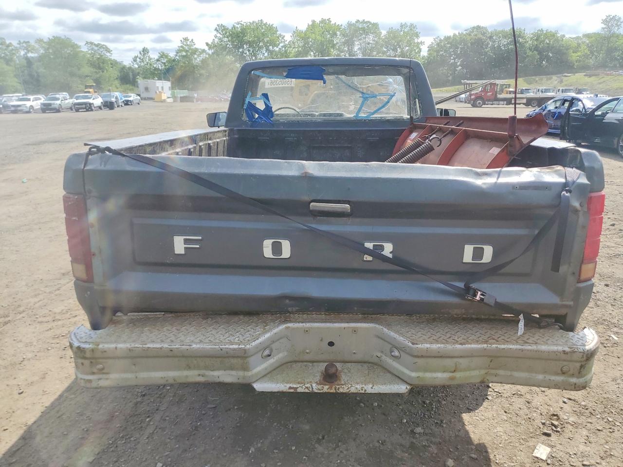1986 Ford F150 Gray vin: 2FTEF14N9GCB78959