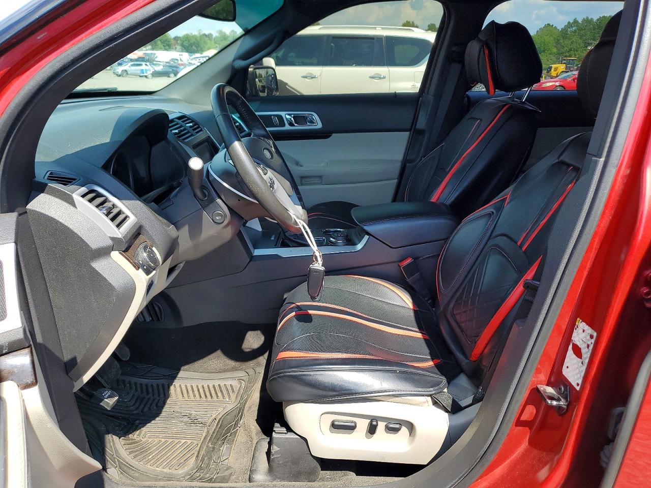 2012 Ford Explorer Limited Red vin: 1FMHK8F81CGA42838