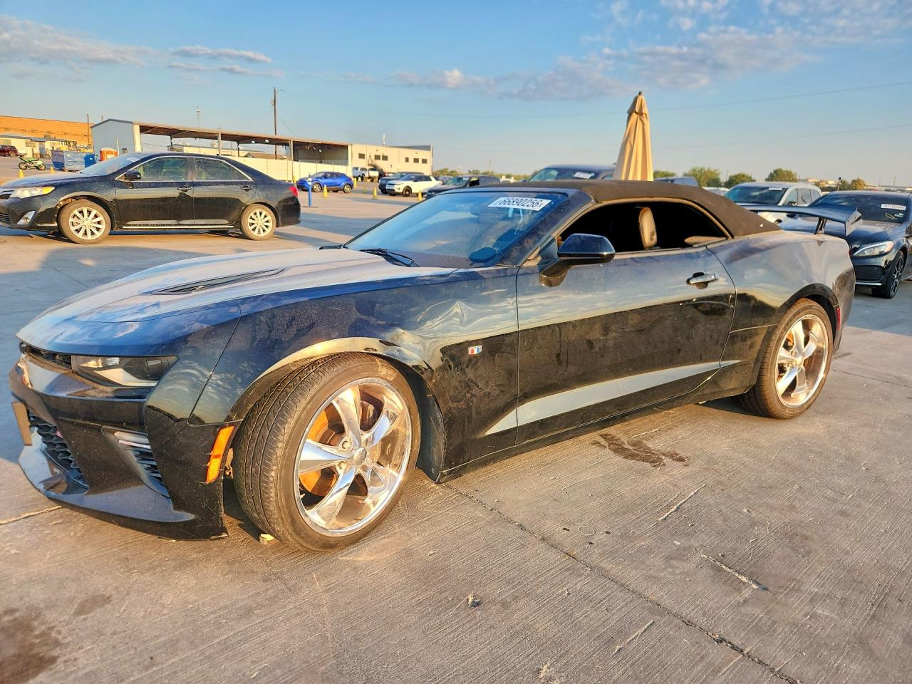 2017 Chevrolet Camaro Ss Black vin: 1G1FH3D73H0103509
